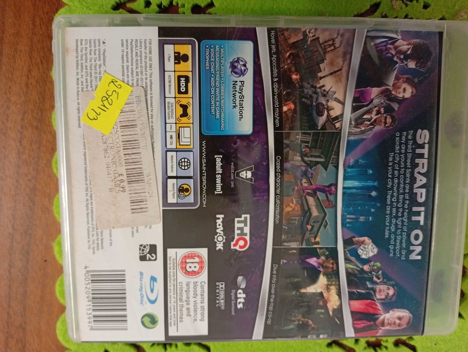 Gra PS3 Sanints rów the third