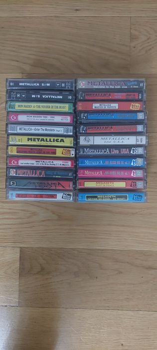 Kasety Metallica i  IRON MAIDEN