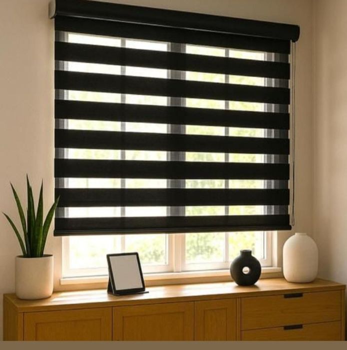 Estore / cortinado duplo de rolo NOVO