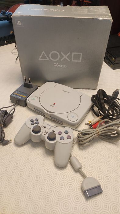 PlayStation one PS 1 completa com caixa Mafamude E Vilar Do Paraíso ...