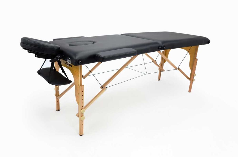 Nowoczesne ŁÓŻKO STÓŁ Do Masażu Składany Przenośny Drewniany (-20%)