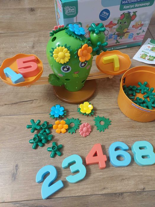 Математична гра кактус балансир Fun game club
