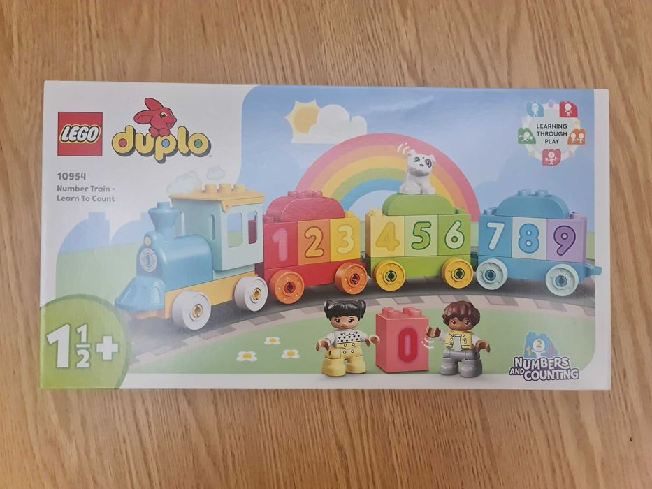 Lego Duplo pociąg z cyferkami
