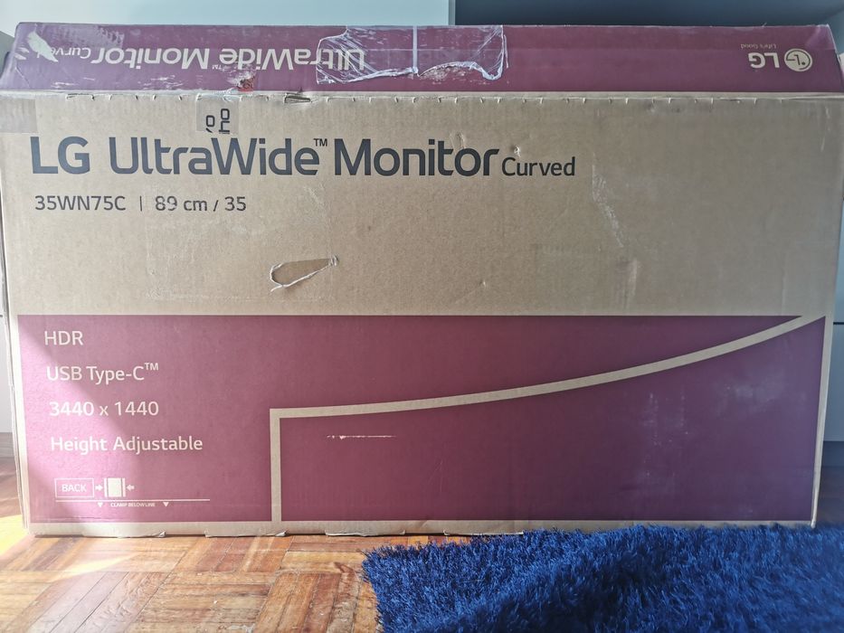 Acessórios de monitor LG 35wn75c ultrawide