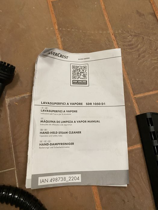 Maquina de Limpeza a vapor Manual