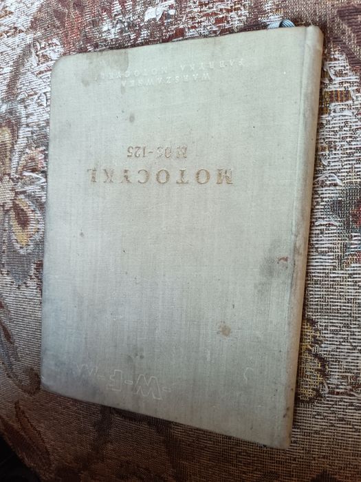 Motocykl WFM 125 instrukcja