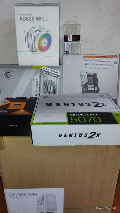 Ігровий ПК Ryzen 7 7800X3D / RTX 5070 12GB / 32GB DDR5