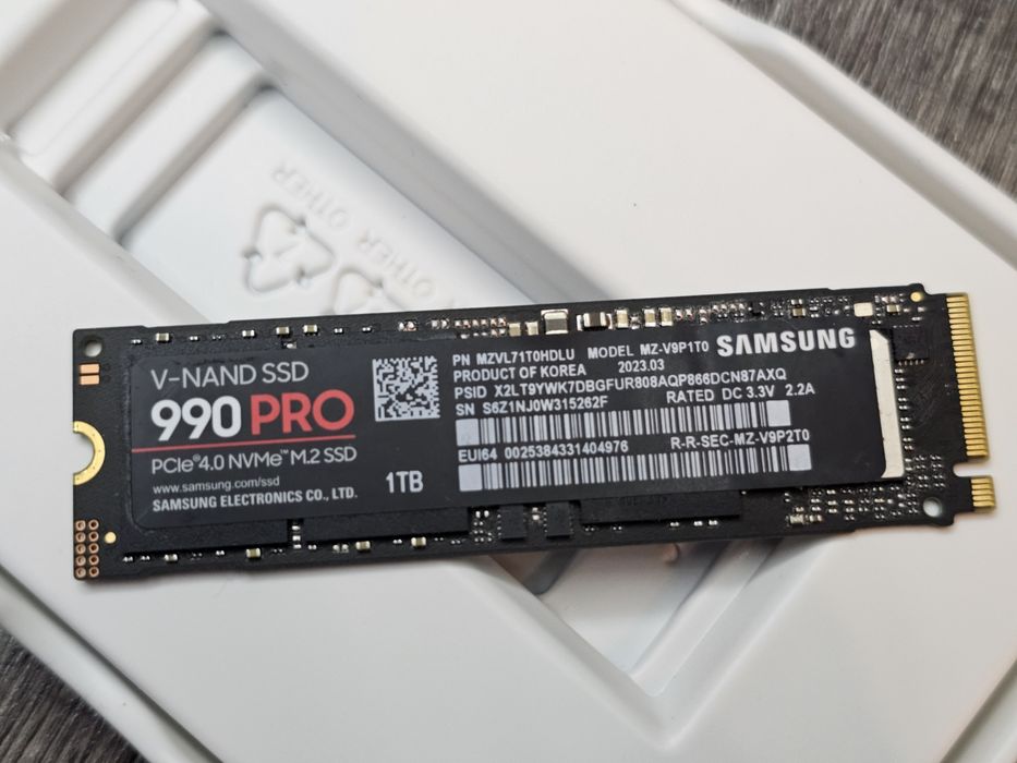 Продам Samsung-990 Pro  SSD-m2 1000gb. 1tb. Гарантия  60мес.COMPX