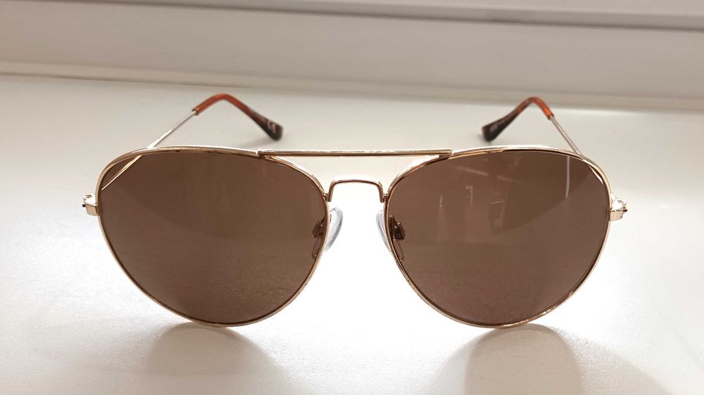 Okulary przeciwsłoneczne, retro, duże. H&M