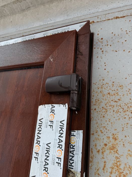 Нові металопластикові двері/ 960 на 2050 праві/ ламінація в масі