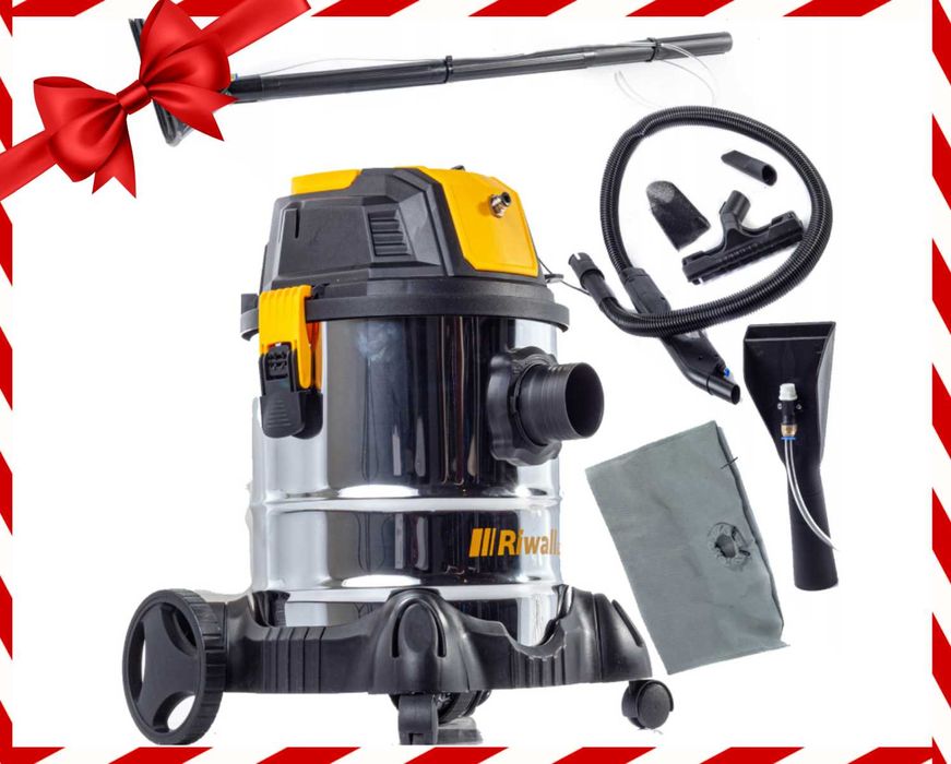 Profesjonalny ODKURZACZ PIORĄCY Do Dywanów Tapicerki Riwall (OKAZJA)
