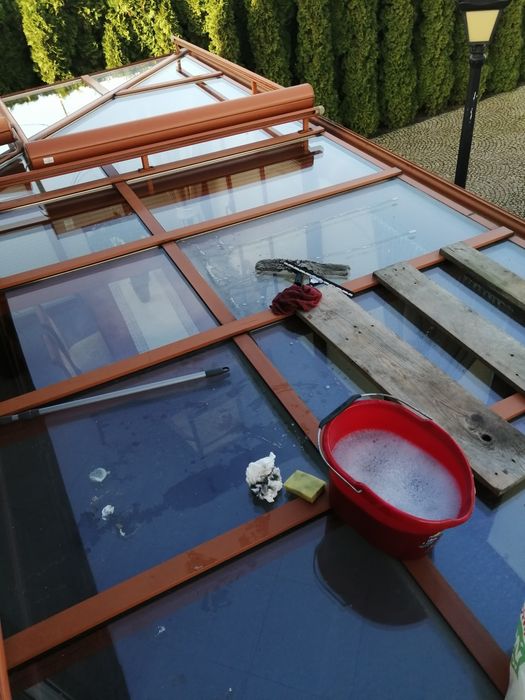 Mycie okien,witryn,ogrodów zimowych itp.