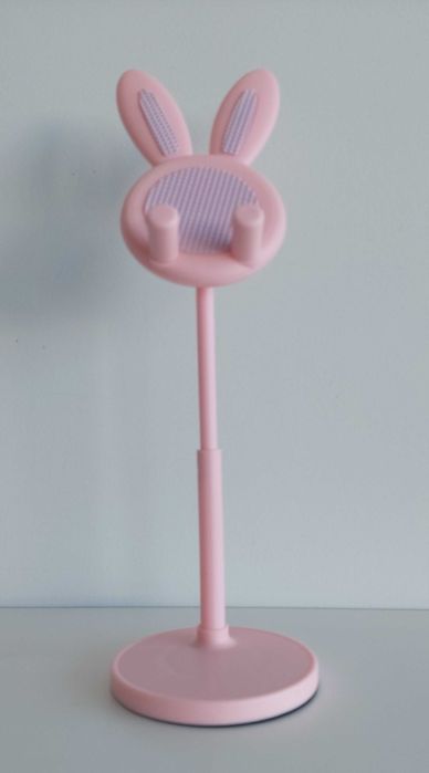 Suporte de mesa para telemóvel / tablet em formato de coelho