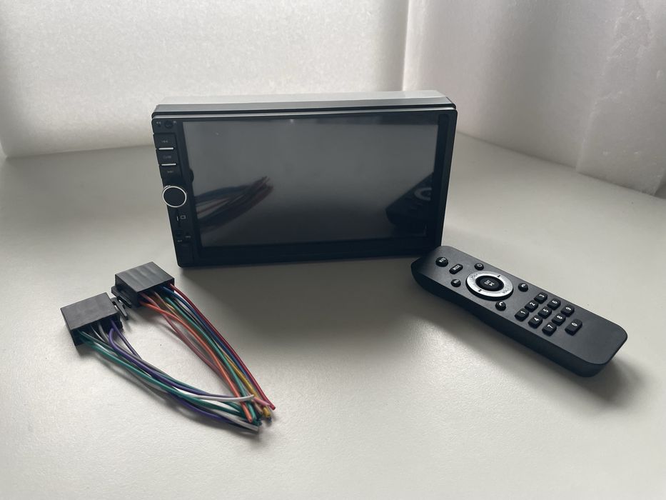 Radio samochodowe 2DIN + pilot + okablowanie [357]