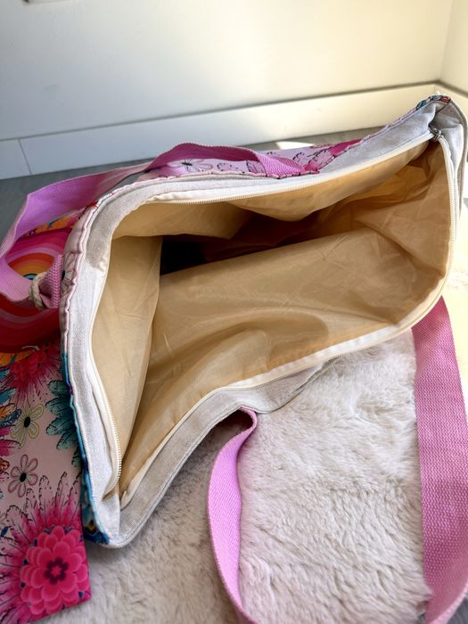Saco praia + necessaire novo