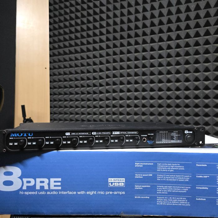 Interface de Áudio MOTU 8Pre USB