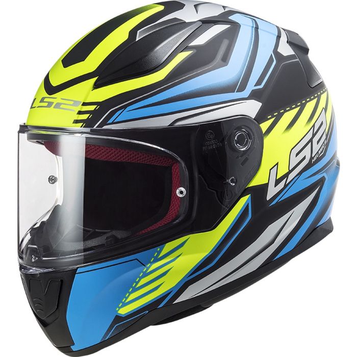 Capacete ls2 FF353 Rapid Gale Matt Black / Blue / Yellow