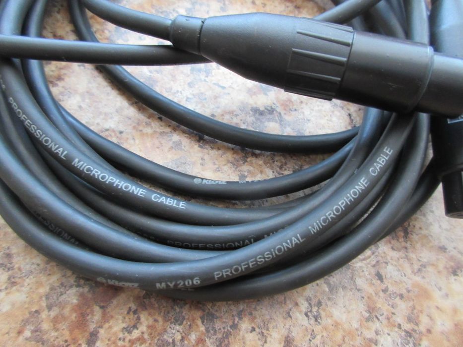 Кабели микрофонные Lotz my 206 и другие.