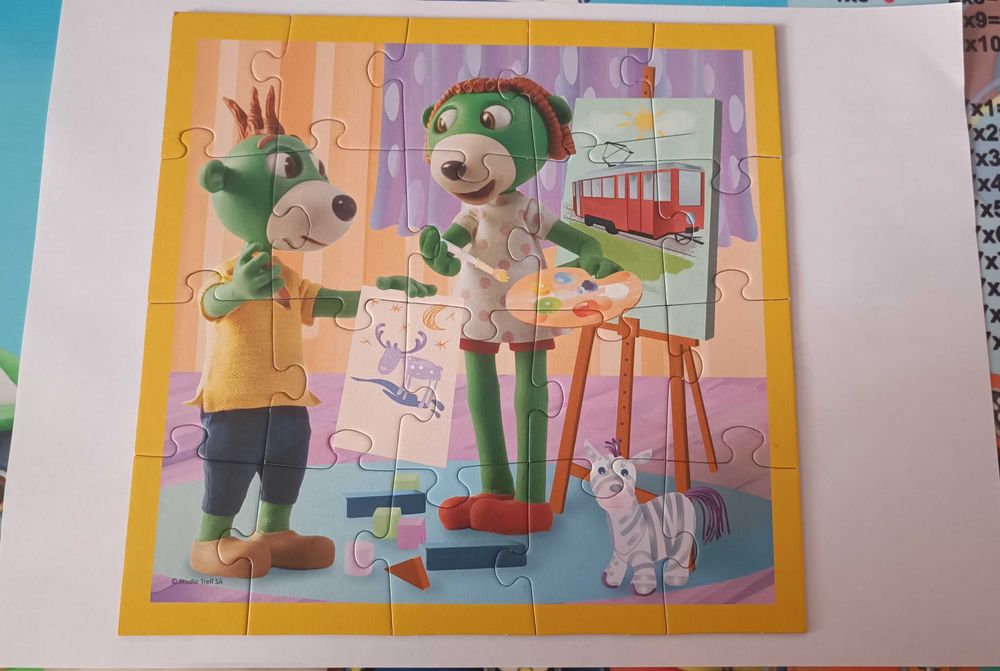 Пазли на вік 2+ 3+ 4+