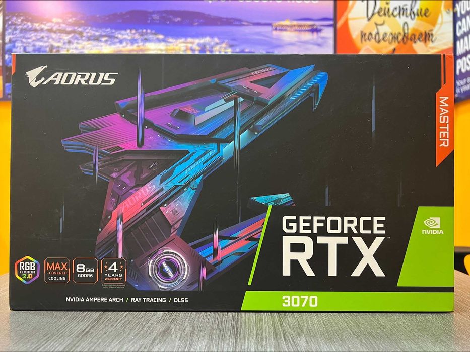 (310$) Видеокарта элитная GIGABYTE RTX 3070 8Gb AORUS (+Гарантия)