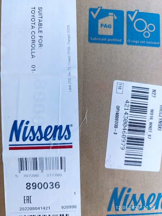 Nowy Kompresor sprężarka klimatyzacji Toyota Corolla E12