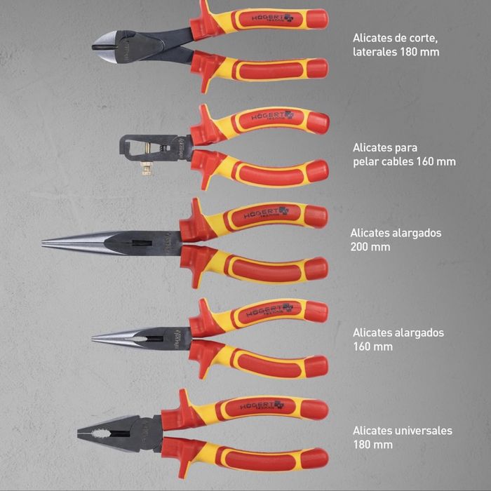 Ferramentas Isoladas Högert – Conjunto Novo 12 Peças com Mala