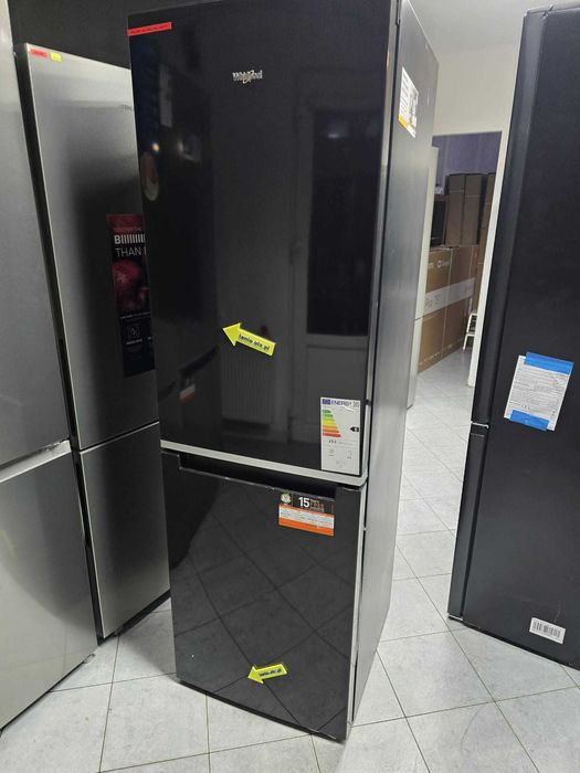 OUTLET nowa Lodówka Whirlpool W7X 82I K191,2 cm Czarna gwar 2 lata T7