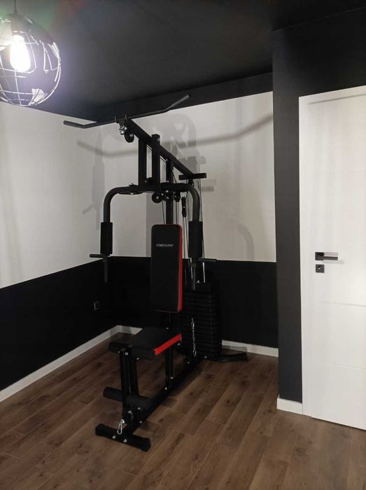 Atlas treningowy PRO 5 stanowisk  - Cała siłownia W1 duży stos - Nowy