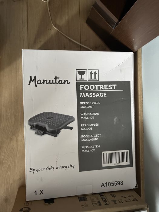 Podnozek regulowany ergonomiczny masazer