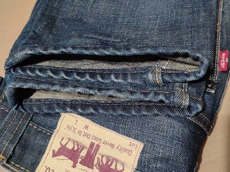 spodnie jeans LEVIS SKINNY LEG 513 W31 L32 pas 77 78 – 79 80 j. NOWE