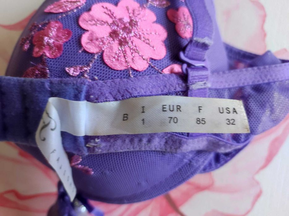 Фіолетовий комплект - сіточка 70В.