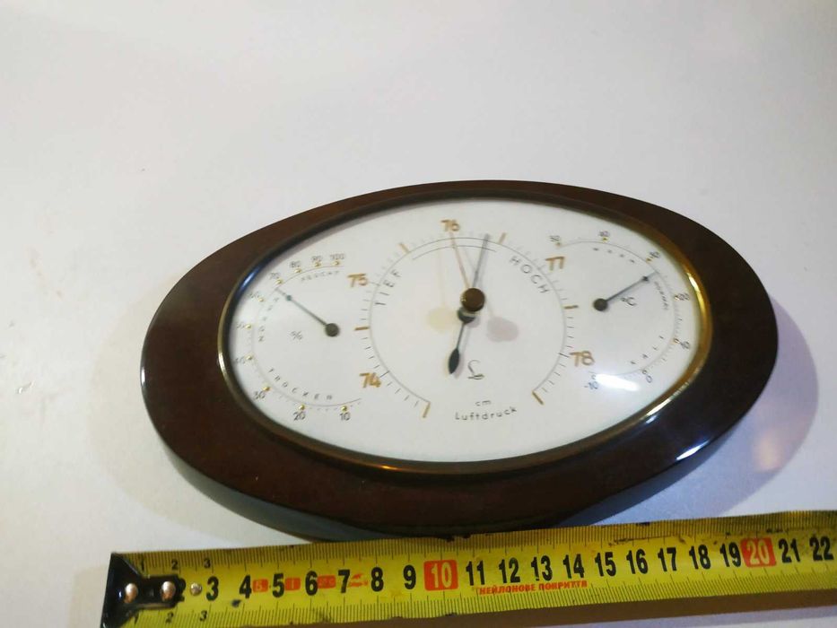 Вінтажна домашня метеостанція (барометр) Німеччина