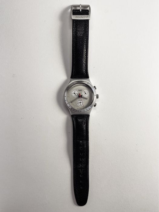 Relógio Swatch Irony Crono - Time Cut - YCS1005 - Coleccionadores