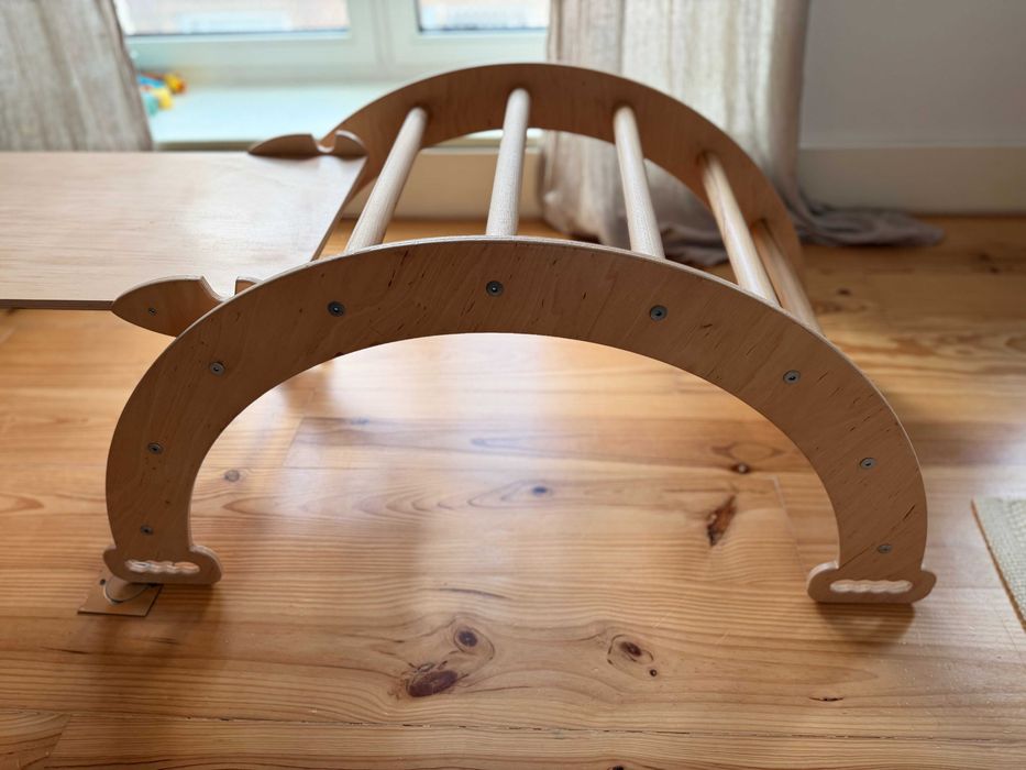 Conjunto de 3 brinquedos de escalada Montessori Wood And Hearts