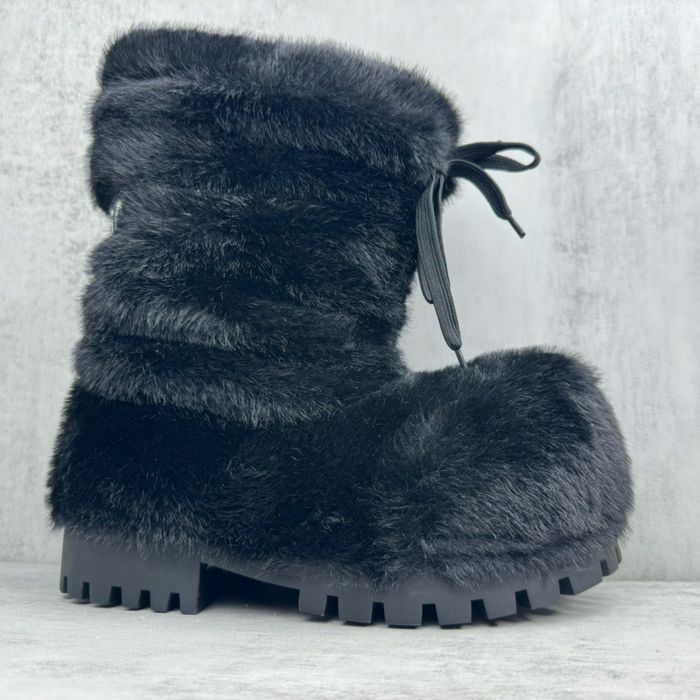 Balenciaga Alaska Fur Boots Ski Black/size 45-46/Люкс якість!