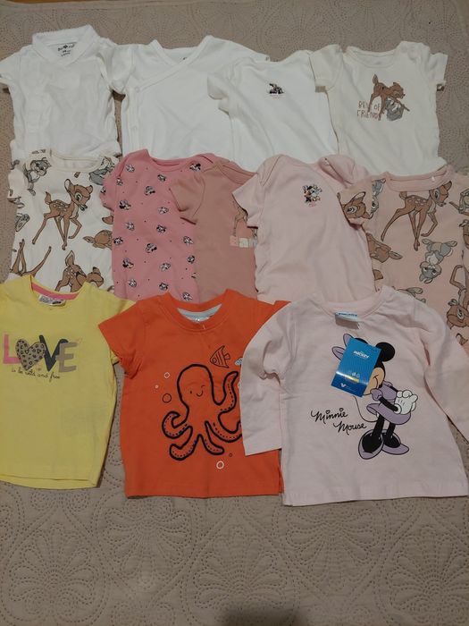 Sprzedam ubranka niemowlęce do negocjacji  68-74 H&M, Smyk, Disney