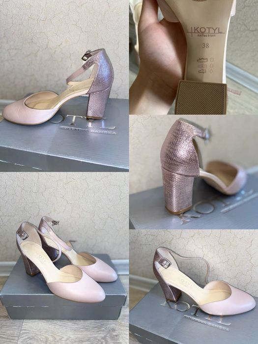 Туфлі шкіряні, 38 розмір