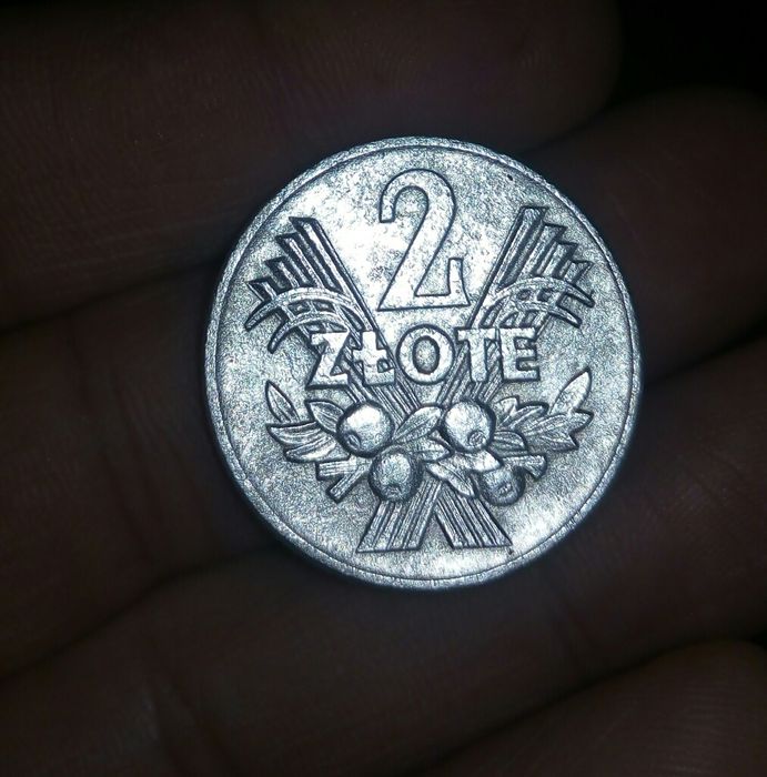 Moneta 2 zł 1958 r. JAGODY PRL