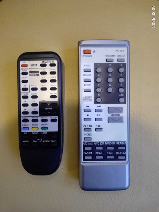 Пульт DENON (Усилителя и СД проигрывателя)