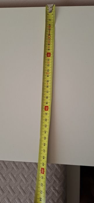 Toaletka biała z szufladami wym.  29x119.5x88