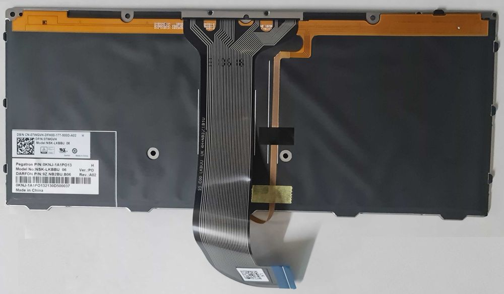 Dell Latitude 7212, 7220 Rugged Extreme Keyboard64752175176067122