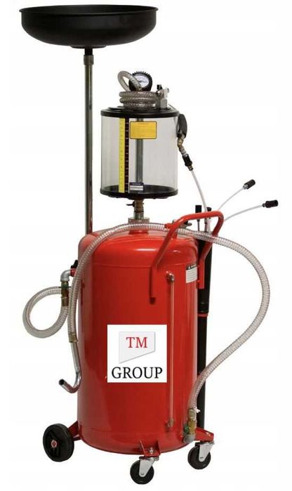 Wysysarka do Oleju Zlewarka Odsysarka Pneumatyczna 80L + 6 sond