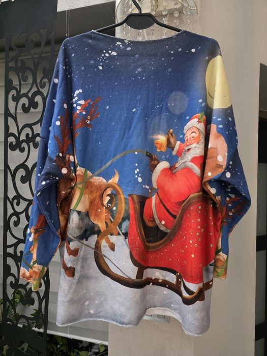 Świąteczny  Sweter Plus Size