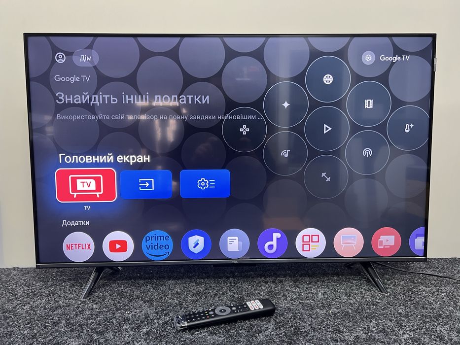 ТОП телевізор TCL 43C69B Qled 4K