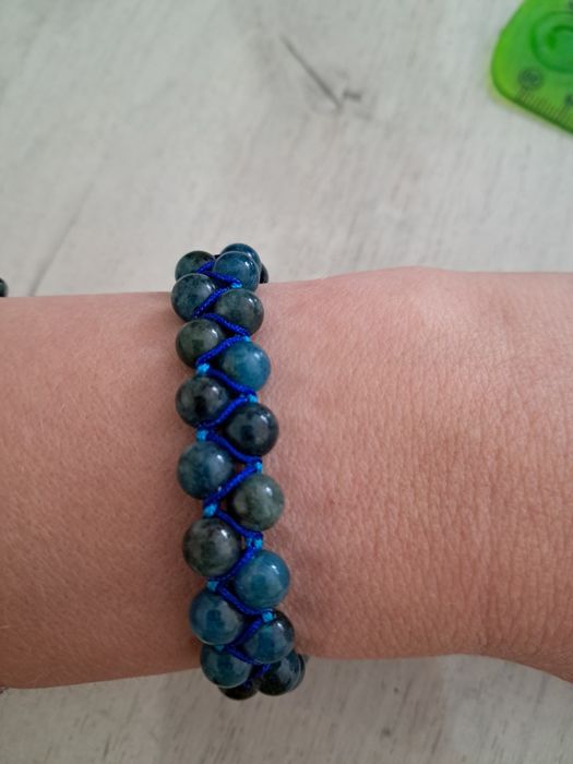 Apatyt, bransoletka z kamieni naturalnych