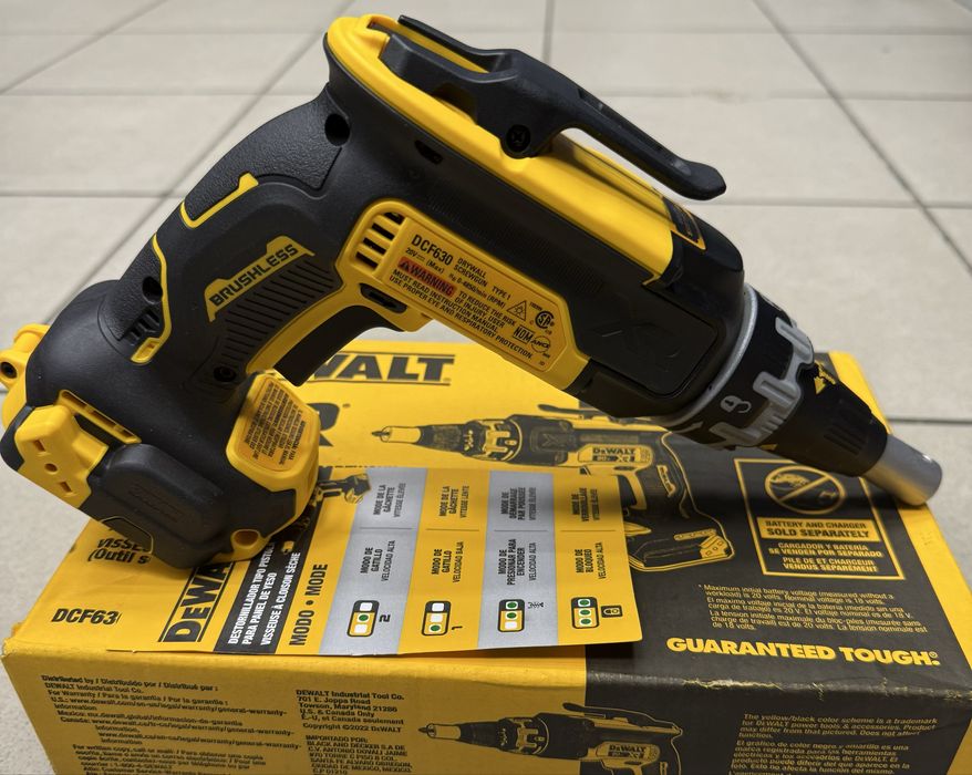 Dewalt DCF630 Шуруповерт для  гіпсокартону !!