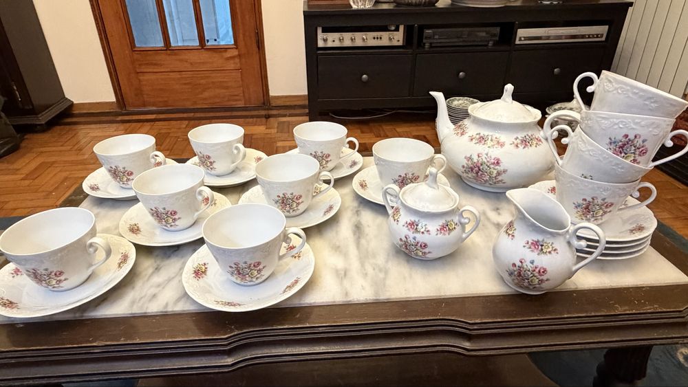 Conjunto de cha SPAL floral