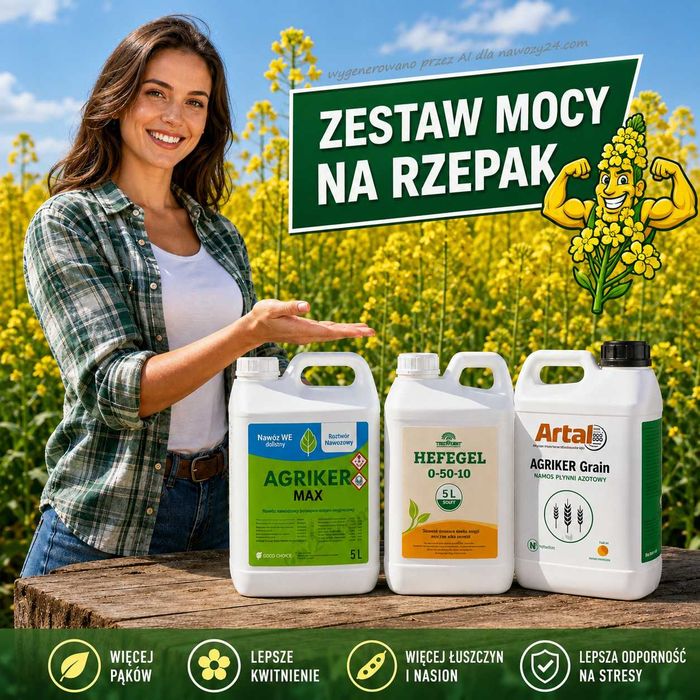 Zestaw Mocy na 5 ha, Nawóz dolistny do buraków z aminokwasami roślinnymi i mikroelementami
