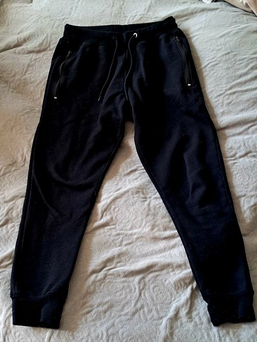 Czarne spodnie dresy rozmiar S