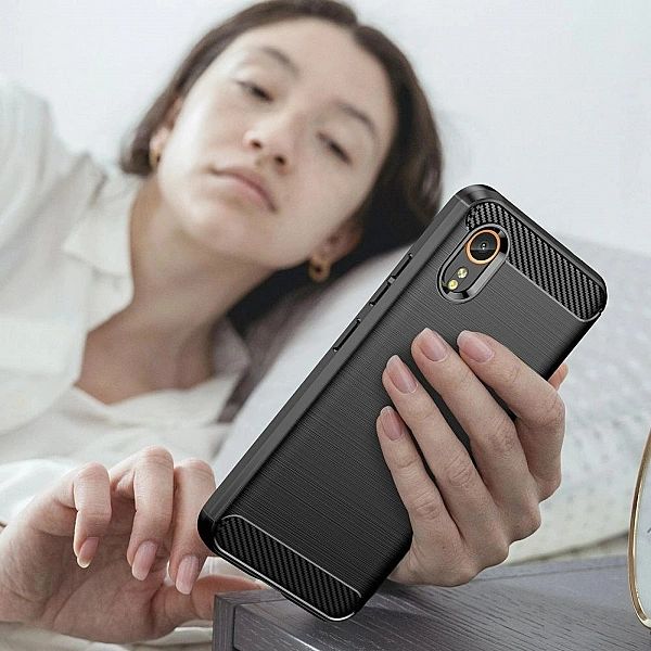 Etui Tech-Protect TPUCarbon na Samsung Galaxy XCover 7 - czarne